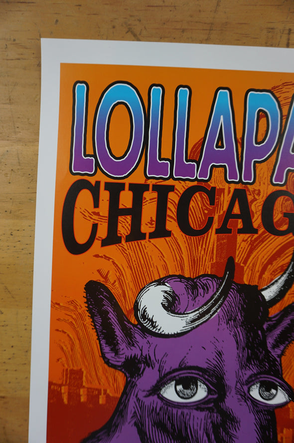 Lollapalooza - 2005 Frank Zepponi Deluxe Creative poster print Chicago