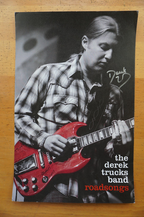 The Derek Trucks Band - 93XRT AUTOGRAPHED by Trucks poster