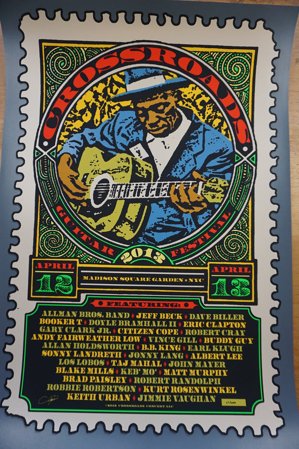 Crossroads Guitar Festival - 2013 Ron Donovan, Chuck Sperry Poster Stamp