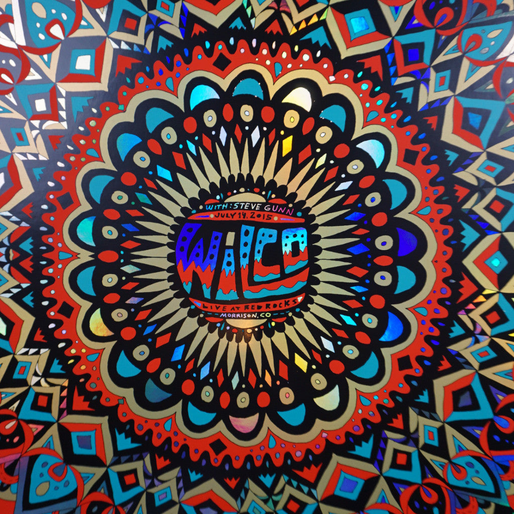 Wilco - 2015 Nate Duval Poster Red Rocks Morrison, CO – Sold Out Posters