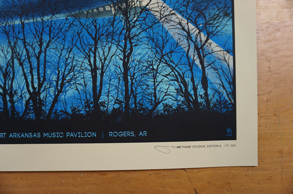 Dave Matthews Band - 2015 Methane poster Rogers, Arkansas AP