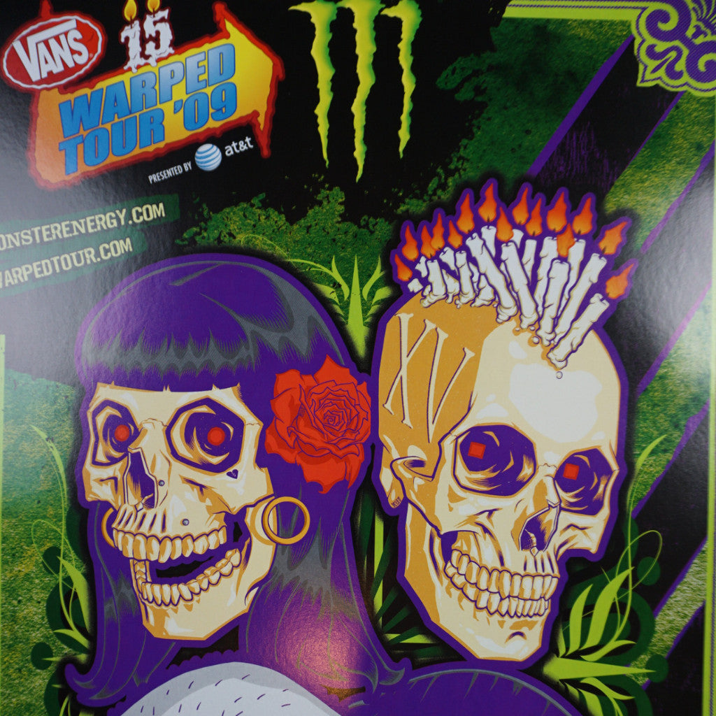 Vans Warped Tour - 2015 poster monster energy skateboarding