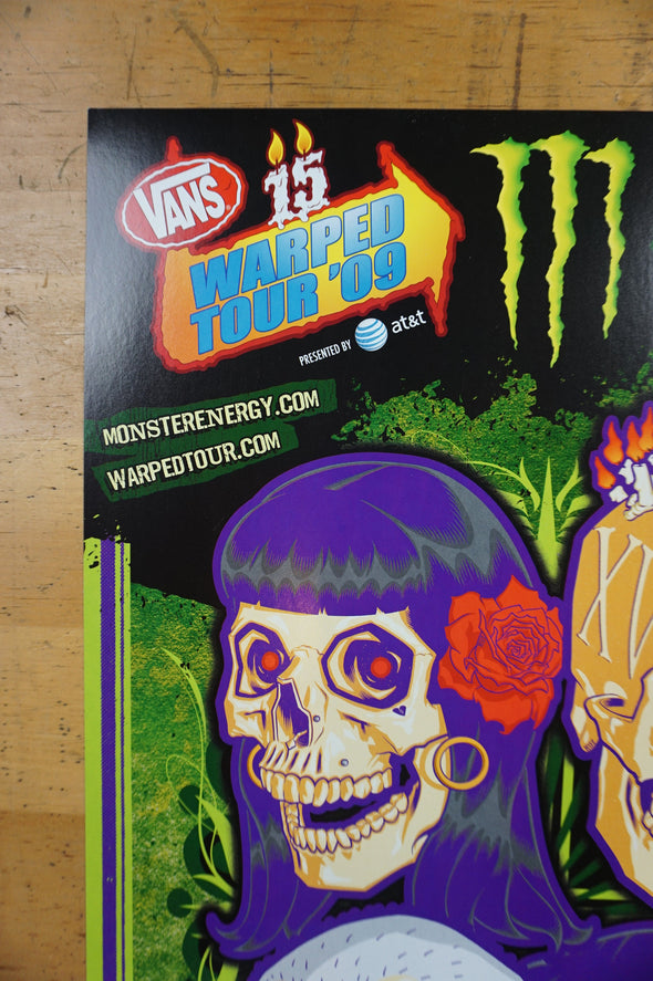 Vans Warped Tour - 2015 poster monster energy skateboarding