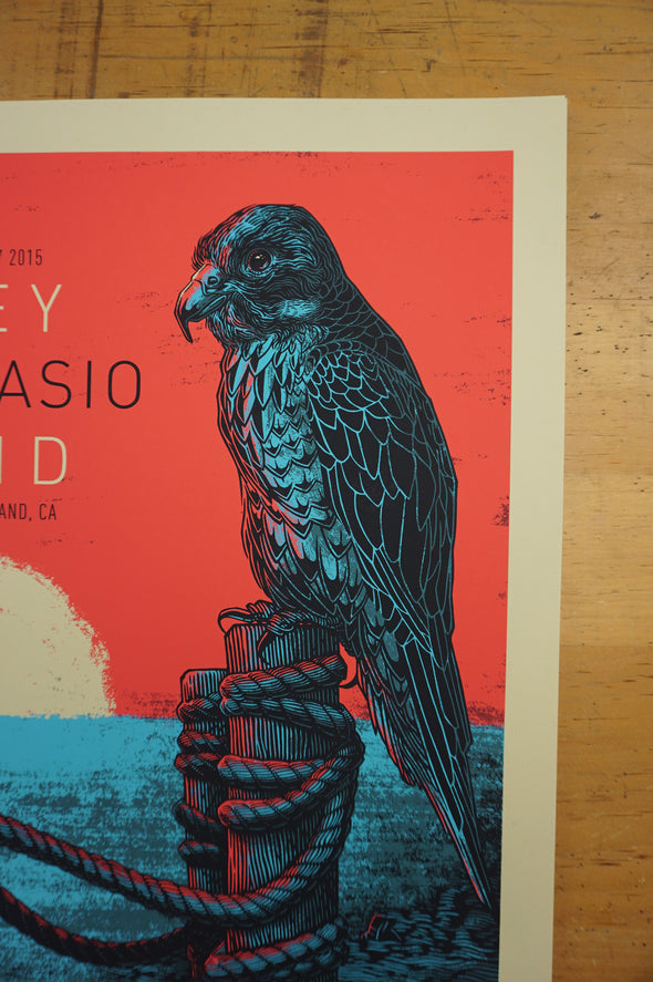 Trey Anastasio Band - 2015 John Vogl poster Oakland, CA Fox Theatre