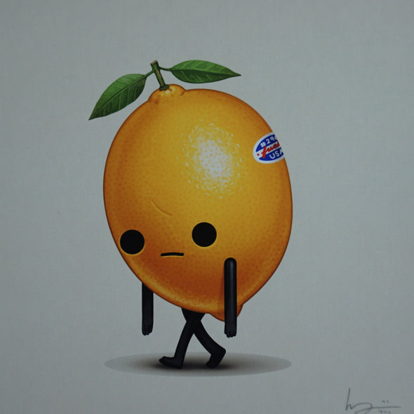 Food Dudes Current Mood #4 - 2016 Mike Mitchell poster art print