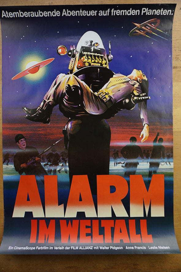Alarm Im Weltall - 1956 original one sheet poster movie cinema 27x41