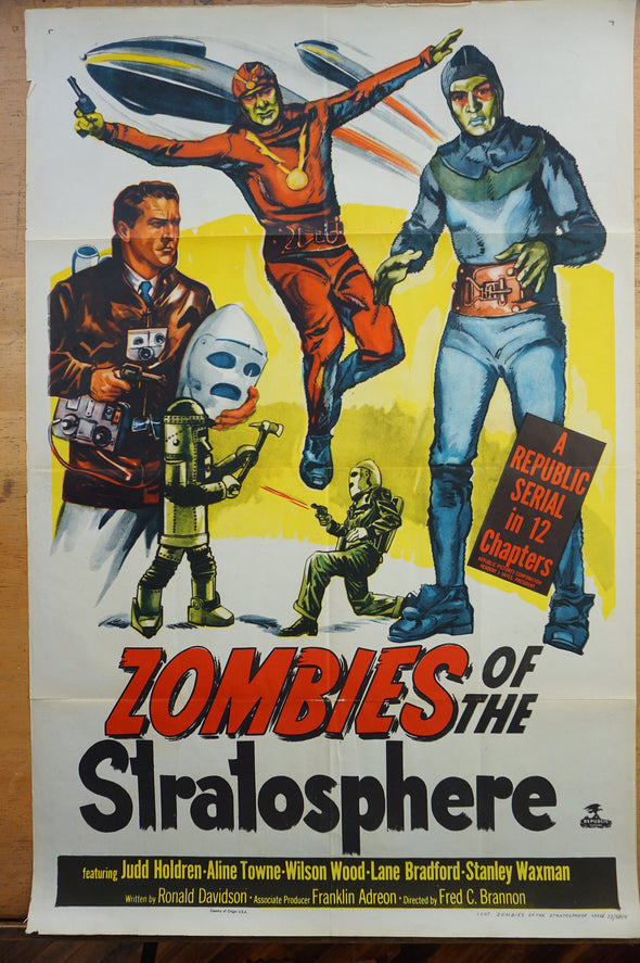 Zombies of the Stratosphere - 1952 original one sheet poster cinema