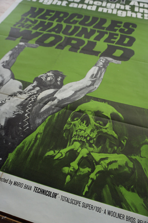 Hercules in the Haunted World - 1962 original one sheet poster cinema 27x41