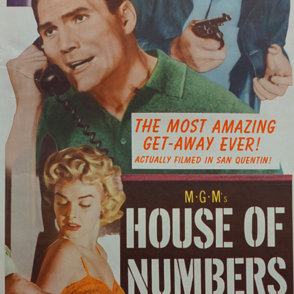 House of Numbers - 1957 original insert movie poster cinema