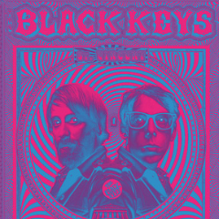 The Black Keys - 2014 EMEK Poster Nashville, TN Bridgestone Arena PINK Psycadeli
