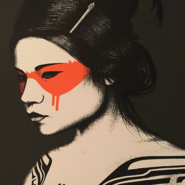 Fin DAC - 2014 Tanana poster print art Orange Edition hand signed and numbered
