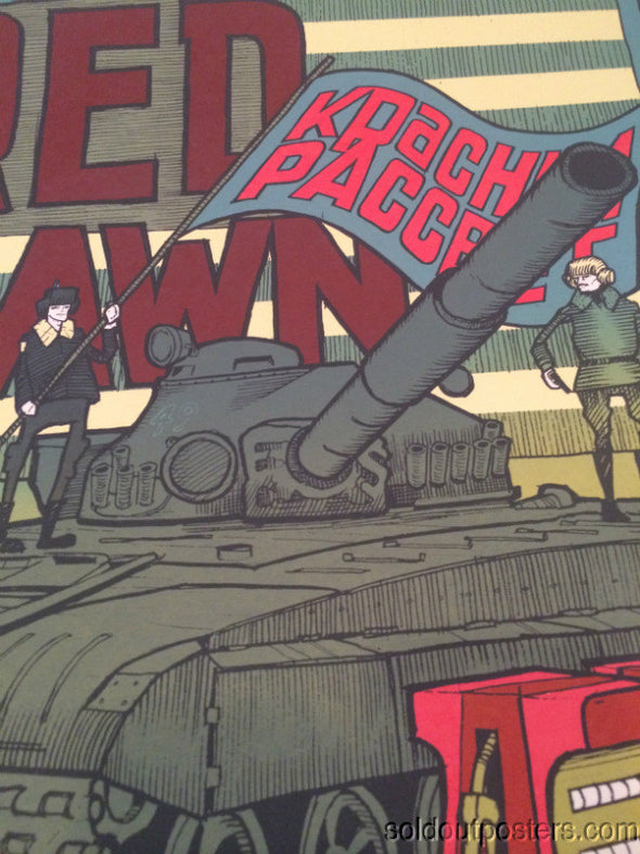 Red Dawn - 2014 Jay Ryan movie cinema poster print MONDO hand SIGNED #"d