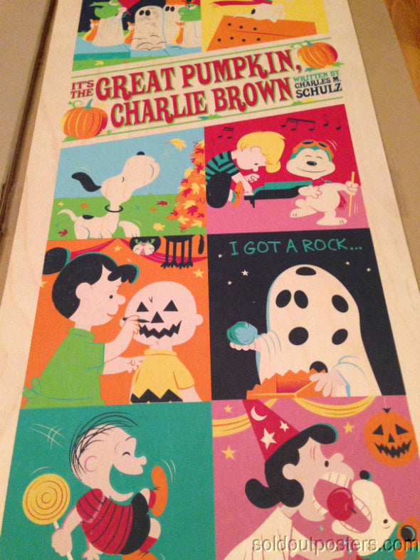 It's The Great Pumpkin, Charlie Brown - 2013 Dave Perillo Standard WOOD Ed. X/10