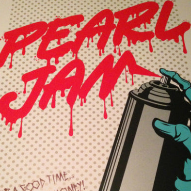 Pearl Jam - 2013 D*Face Dface poster print Seattle, WA 1st edition, show