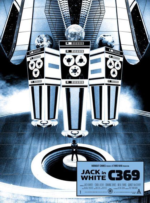 Jack White - 2018 Rob Jones poster Seattle, WA BHR Tour