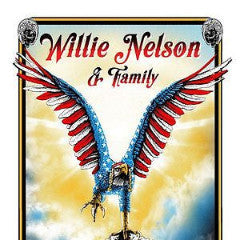 Willie Nelson & Family - 2013 Zeb Love Poster Cary, NC Booth Amphitheater