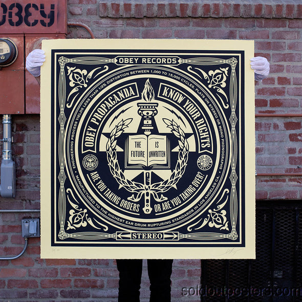 Know Your Rights Large Format Print - 2014 Shepard Fairey OBEY poster Signed #'d