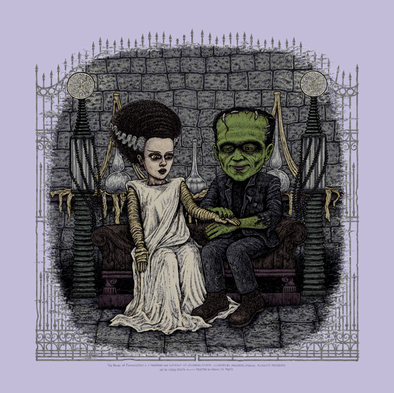 The Bride of Frankenstein - 2017 Marq Spusta poster Universal Monsters Elite