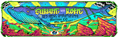 Sublime - 2022 Munk One poster Red Rocks Morrison, CO AP