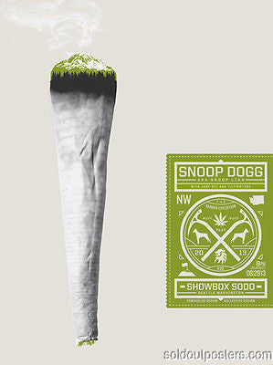 Snoop Dogg - 2013 Powerslide Design Snoop Lion poster Seattle, WA