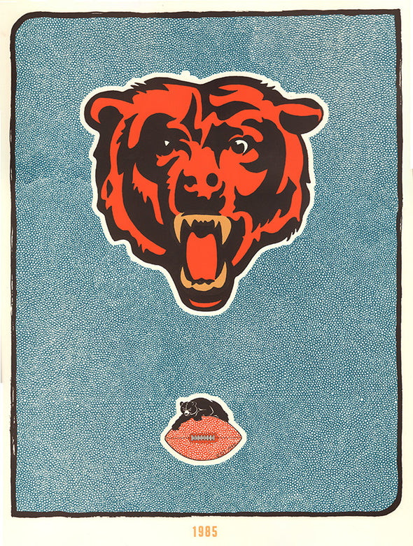 Chicago Bears - Fugscreens Studios poster Soldier Field 1985