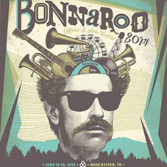 Bonnaroo - 2014 Status Serigraph poster print Elton John Kanye West Jack White