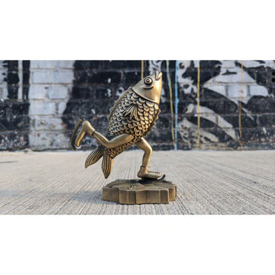 Skating Fish - 2019 Jim Pollock Phish pewter statue BRONZE