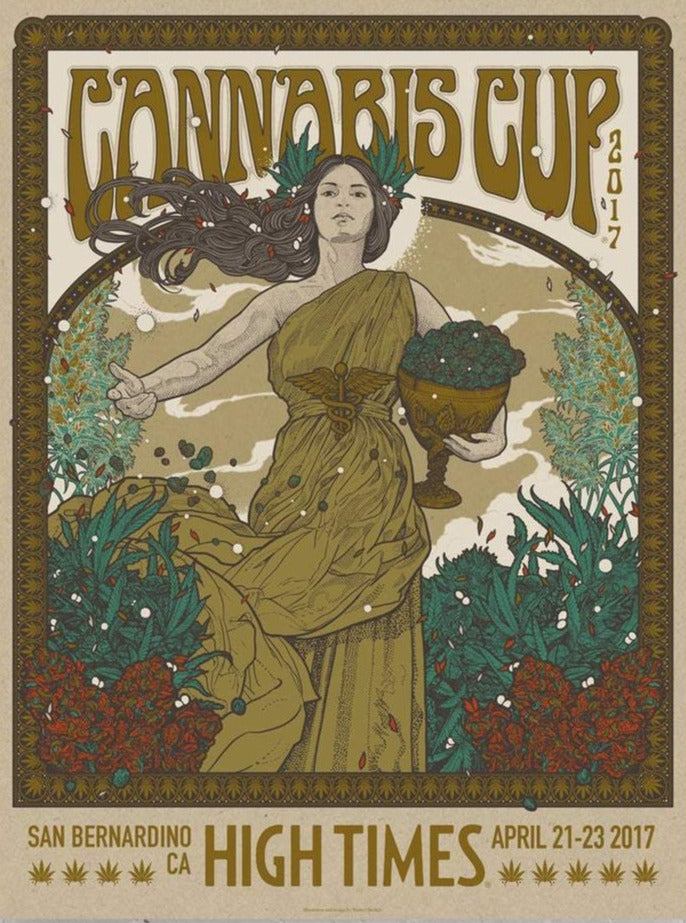 Cannabis Cup - 2017 Richey Beckett poster San Bernardino AP – Sold Out ...