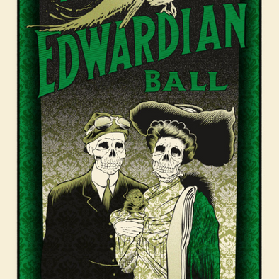 Edwardian Ball - 2014 Chuck Sperry Poster Los Angeles, CA San Francisco