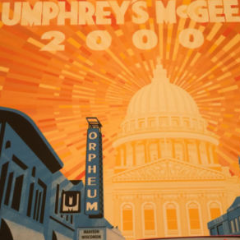 Umphrey's McGee - 2014 Kyle Baker Poster 11/7,11/8 Madison, WI Orpheum Theatre