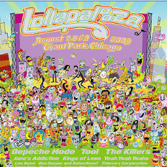 Lollapalooza - 2009 Billy Tokyo poster Chicago Grant Park, Limited Edition print