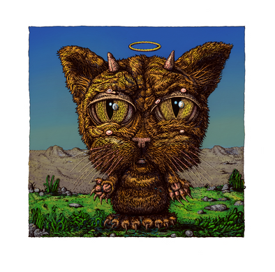 The Good Bad-Cat - 2020 David Welker poster, art print with COA