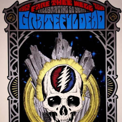 Grateful Dead - 2015 Alan Forbes Poster Chicago, IL Steal Your Face
