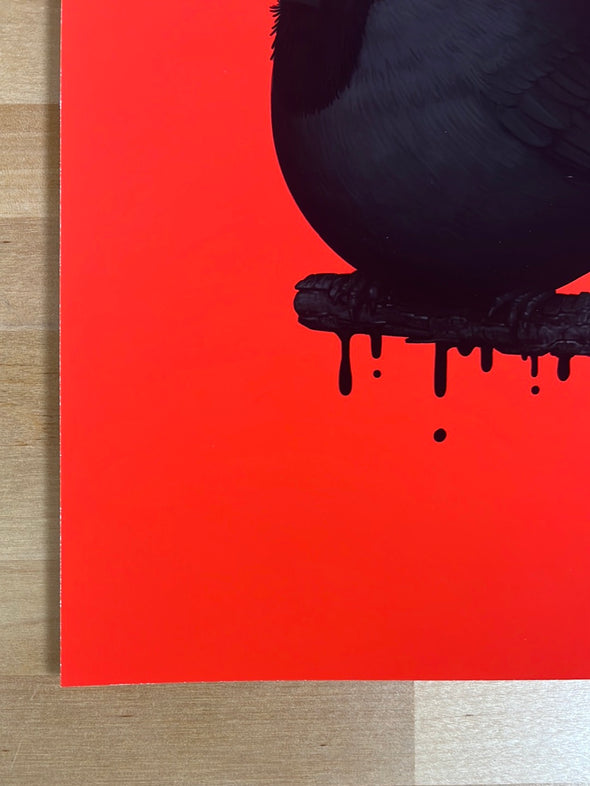 Fat Bird - 2022 Mike Mitchell poster Cardinal II (Red Variant)