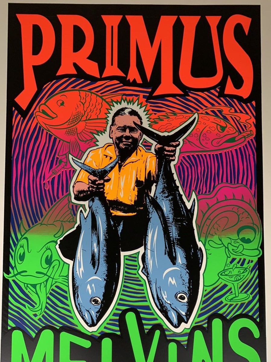 Primus - 1993 T.A.Z. poster Hollywood, CA Palladium 1st ed – Sold