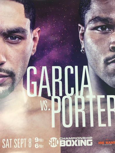 Boxing - 2018 Poster Garcia vs. Porter