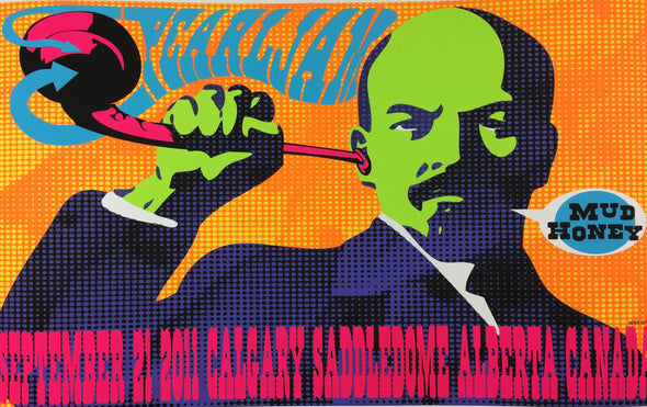 Pearl Jam - 2011 Frank Kozik Poster Calgary, AB, CAN Saddledome S/N