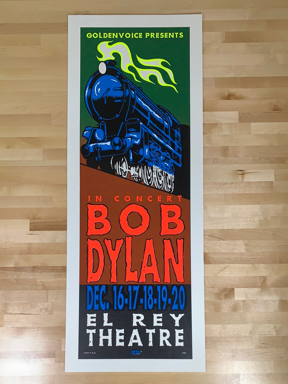 Bob Dylan - 1997 T.A.Z. poster Los Angeles, CA El Ray 1st ed