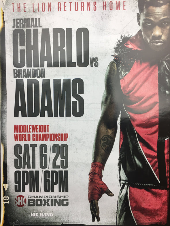 Boxing - 2019 Poster Charlos vs Adams
