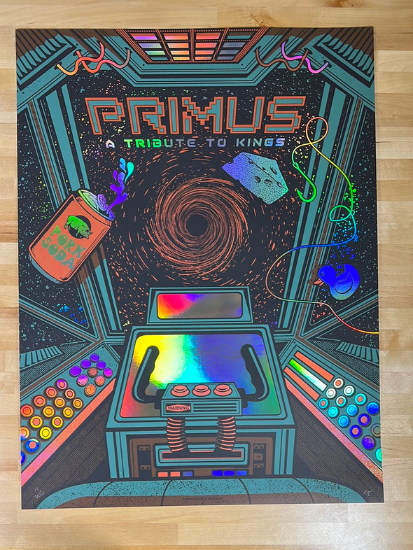 Primus - 2021 Status Serigraph poster Raleigh, NC FOIL