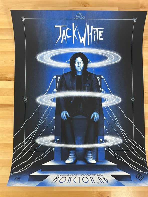 Jack White - 2018 Sara Deck poster Moncton, NB, CAN