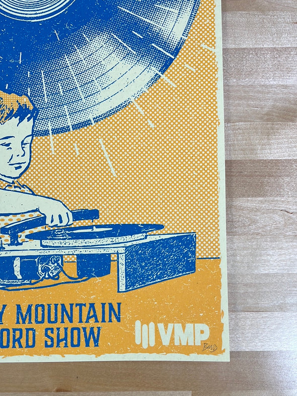 Rocky Mountain Record Show - 2021 Brendan Moyles Dorney poster Denver, CO