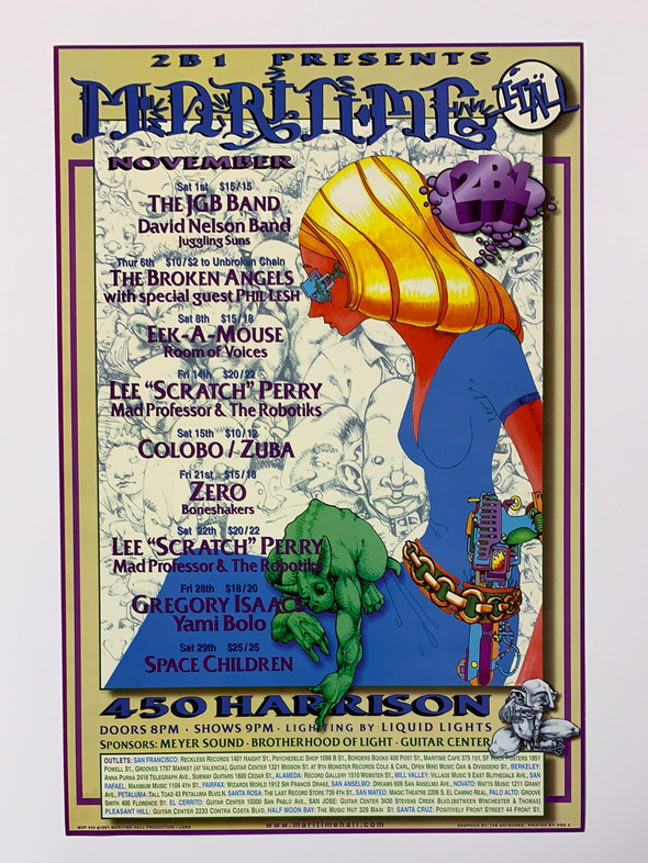 MHP 40 November - 1997 poster Maritime Hall San Fran 1st