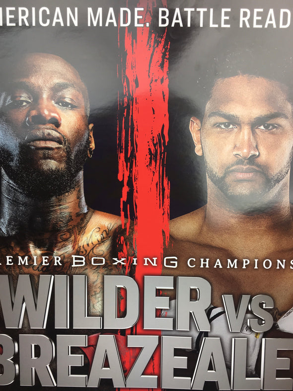 Boxing - 2019 Poster Wilder vs Breazeale