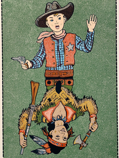 Cowboy and Indian - Fugscreens Studios poster Art print