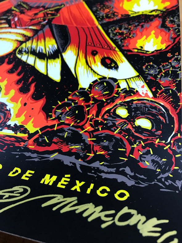 Metallica - 2017 Munk One poster Mexico City N3 S/N AP Foro Sol Arena