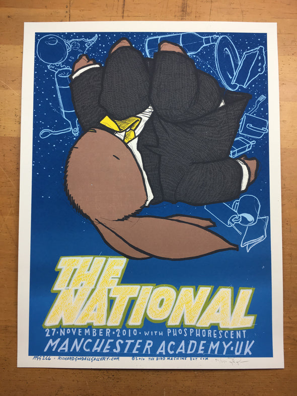 The National - 2010 Jay Ryan poster Manchester Academy, UK