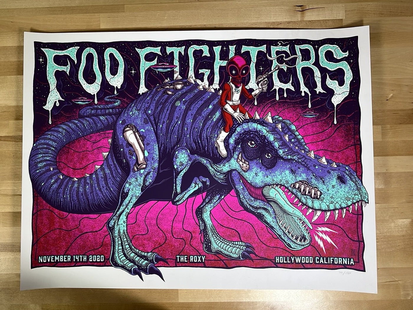 Foo Fighters - 2020 Jim Mazza poster Los Angeles, CA 1st – Sold Out Posters