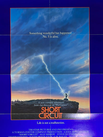 Short Circuit - 1986 one sheet movie poster original vintage 27x40
