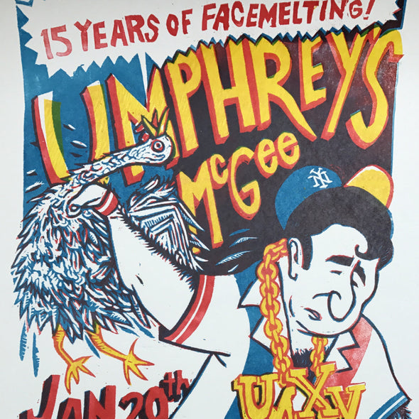 Umphrey's McGee - 2013 Jim Pollock poster Brooklyn, NY Bowl AP